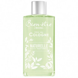 LOT DE 3 - BIEN ETRE - Eau de Cologne Naturelle - flacon de 250 ml