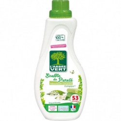 LOT DE 3 - L'ARBRE VERT - Adoucissant Souffle De Pureté Muguet Jasmin - 53 Lavages - 800 ml
