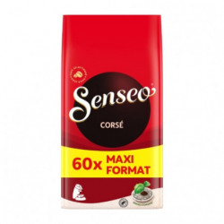 LOT DE 4 - SENSEO - Corsé Café dosettes Compatibles Senseo - paquet de 60 dosettes - 416 g
