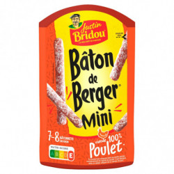 JUSTIN BRIDOU  Saucisson Sec Poulet  sachet de 80 g