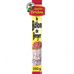 JUSTIN BRIDOU  Saucisson Sec Pur Porc  saucisson de 250 g