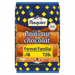 PASQUIER - Pains au chocolat au levain - paquet de 720 g