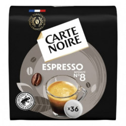 CARTE NOIRE - Expresso Intensité 8 Café dosettes Compatibles Senseo - 36 dosettes