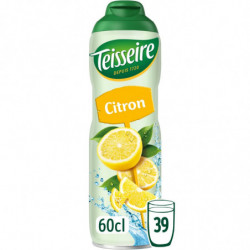 TEISSEIRE - Sirop Citron - bouteille de 600 ml