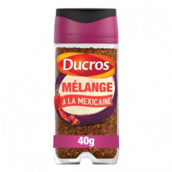 LOT DE 6 - DUCROS - Epices Mélange Mexicain - pot de 40 g