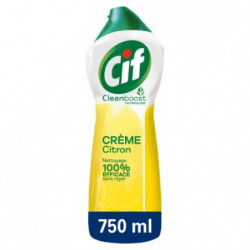 LOT DE 8 - CIF - Crème Citron Nettoyant toutes surfaces - 750ml