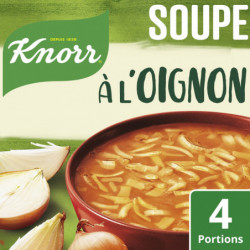LOT DE 8 - KNORR - Gratinée à l'Oignon Soupe déshydratée - sachet de 84 g