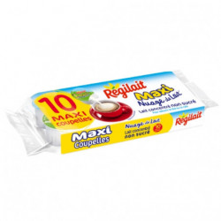 LOT DE 4 - REGILAIT - Nuage De Lait Entier 10 Maxi Coupelles - blister de 140 g