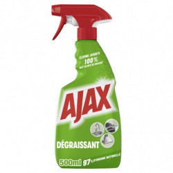 AJAX - Dégraissant Nettoyant Ménager Multi-Usages - pistolet de 500 ml