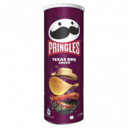 LOT DE 4 - PRINGLES - Chips tuiles Texas Barbecue BBQ - boîte de 175 g