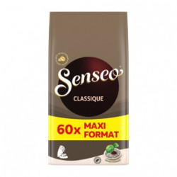 SENSEO - Classique Café Compatibles Senseo - paquet de 60 dosettes - 416 g