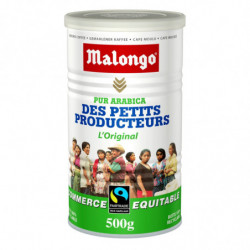 MALONGO - L'Original Petits Producteurs Café Moulu - Boite de 500 g
