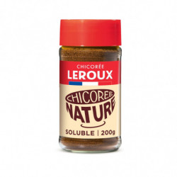 LOT DE 4 - LEROUX - Chicorée Soluble Nature - pot de 200 g