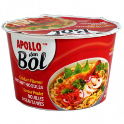 APOLLO - Nouilles dan bol saveur Poulet - pot de 85 g