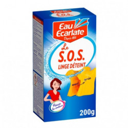 LOT DE 3 - EAU ECARLATE - Sos Linge Déteint Détachant - boite de 200 g