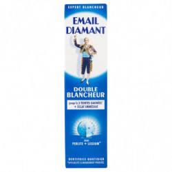 EMAIL DIAMANT - Double Blancheur Dentifrice blancheur immédiate et durable - tube de 75 ml