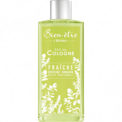 BIEN ETRE - Eau de Cologne Fraîche Verveine Romarin - flacon de 500 ml