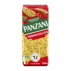 LOT DE 3 - PANZANI - Pates Vermicelles - paquet de 500 g