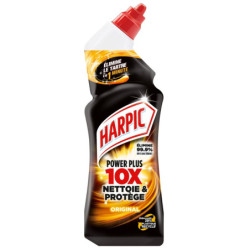LOT DE 2 - HARPIC - Power Plus Original - Gel nettoyant surpuissant Détartrant WC - 750 ml