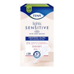 TENA - Lights Sensitive Discret Protège-slips - boite de 28 Protège-slips