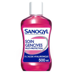 LOT DE 3 - SANOGYL - Bain De Bouche Soin Gencives Multi-protection - flacon de 500 ml