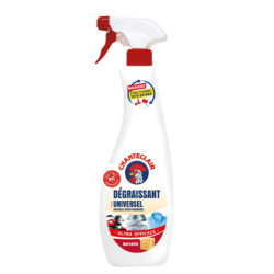 LOT DE 2 - CHANTECLAIR - Dégraissant Universel Ultra Efficace Au Savon De Marseille - spray de 600 ml
