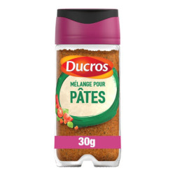 LOT DE 4 - DUCROS - Mélange pour Pâtes - Mélange d'épices - flacon de 30 g