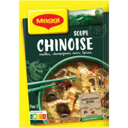 MAGGI - Soupe Escapade Chinoise - Soupes déshydratées - paquet de 60 g