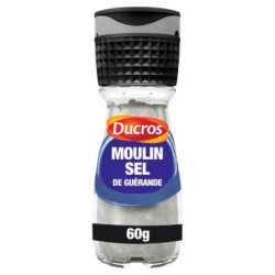 LOT DE 2 - DUCROS - Moulin Sel De Guérande - flacon de 60 g