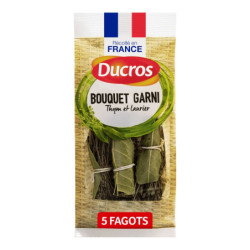 LOT DE 12 - DUCROS - Sachet Bouquet Garni thym et laurier - sachet de 17 g