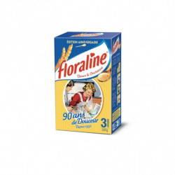 LOT DE 4 - FLORALINE - Spécialité céréalière à cuire Nature - boite de 500 g