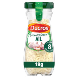 DUCROS - Ail émincé Premiere Saveur - flacon de 19 g
