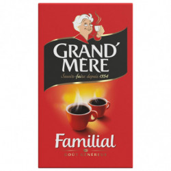 LOT DE 4 - GRAND MERE - Familial - Café Moulu - paquet de 250 g