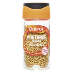 LOT DE 3 - DUCROS - Moutarde graines - le flacon de 48 g