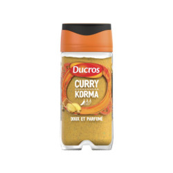 LOT DE 3 - DUCROS - Curry korma - Epices - flacon de 42 g
