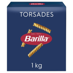 LOT DE 3 - BARILLA - Pâtes Torsades - boite de 1 kg